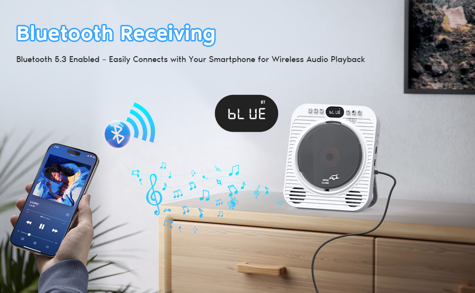 Bluetooth DVD CD Player