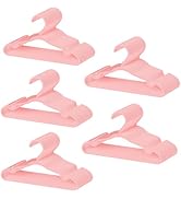 100 Pack Baby Plastic Hangers,12.83" Ultra-Thin,Non-Slip Hangers for Children. Ideal for Closets ...
