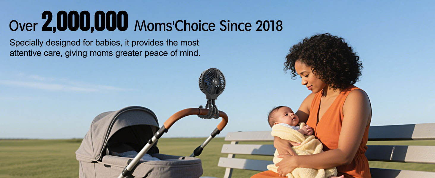 WiHoo Portable Stroller Fan