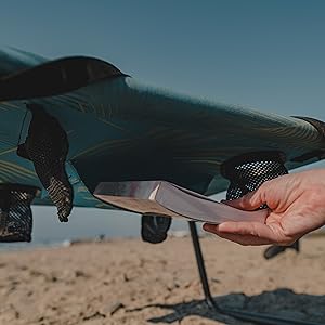Neso Beach Table Book Stash