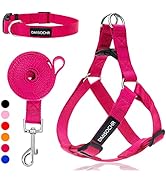 No Pull Dog Harness - Adjustable Step-in Harness &amp; Leash Set for Small, Medium, Large Dogs - Esca...