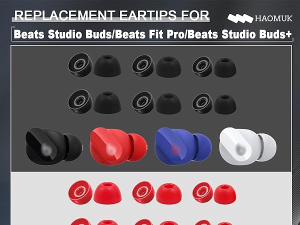 Ear Tips for Beats Studio Buds