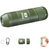 OMYPOOT 100 Lumens Rechargeable Keychain Flashlight,EDC Mini LED Keyring Light for Camping Hiking...