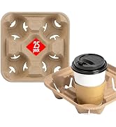 4 Cup Disposable Coffee Tray