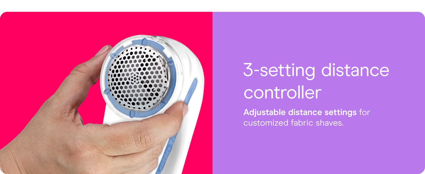 Conair fabric shaver sweater lint depiller defuzzer clothing adjustable large head revive furniture