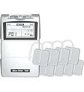iStim Tens Unit Stimulator Machine - EV820 with 8 Electrodes Japanese Gel for Pain Management, Ba...