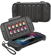 JSAUX Protective Case for Nintendo Switch 2 (2025), Hard Carrying Shell, Slim & Portable, Dustpro...