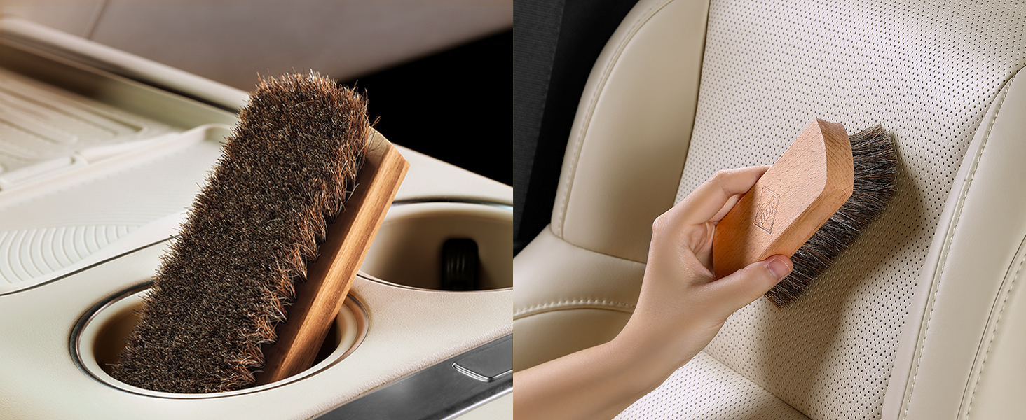 Professional Horse Hair Bristle Brush