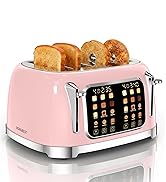 4 slice toasters pink