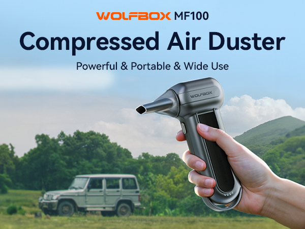 wolfbox compressed air duster, compressed air, air duster