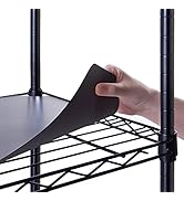 Poofzy Shelf Liners for Wire Shelving, 14 x 24 Non-Adhesive Wire Shelf Liner Plastic for Pantry, ...
