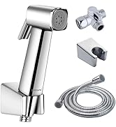 Eurolife Handheld Toilet Bidet Sprayer for Toilet, Lockable Push Button with Bidet Hose for Femin...