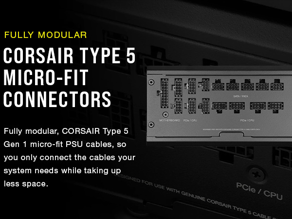 fully modular psu, modular psu, modular pc power supply, modular power supply