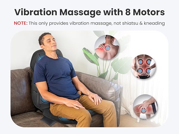 vibration massage with 8 motors