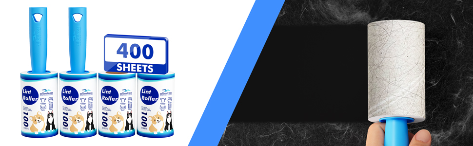 Extra Sticky Lint Roller 400 Sheets