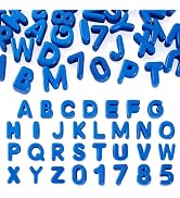 FASHEWELRY 36Pcs Large Letter Beads Chunky Number Beads for Friendship Bracelets Keychains Making...