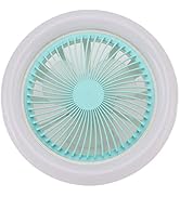 Ceiling Fan with Lights, 9.8Inch Ceiling Fan Bulb, Indoor Ceiling Fans with Remote Control, E27 L...