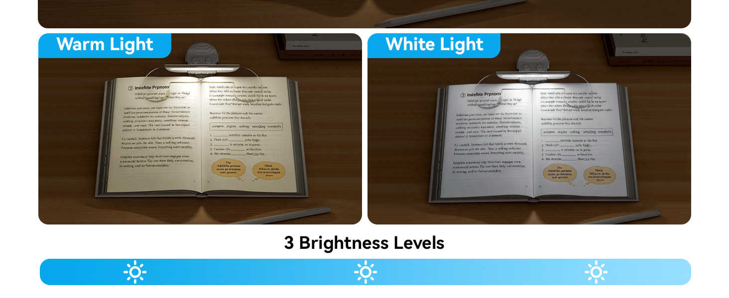 clip on book light