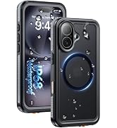 Oterkin Magnetic for iPhone 16 Case Waterproof, Translucent Matte [Compatible with Magsafe][Built...