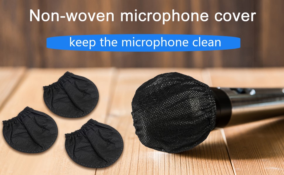 Non-woven microphone sleeve