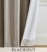 Blackout Sheer Grommet Thermal insulated Linen Patterned Velvet Cotton Striped Solid color