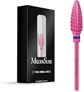 MelodySusie Large Cone Nail Drill Bits, 3/32'' Carbide Tungsten Multi-function Bits, Fast Remove ...