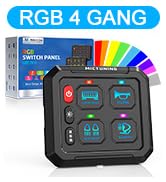 rgb 4 gang switch panel