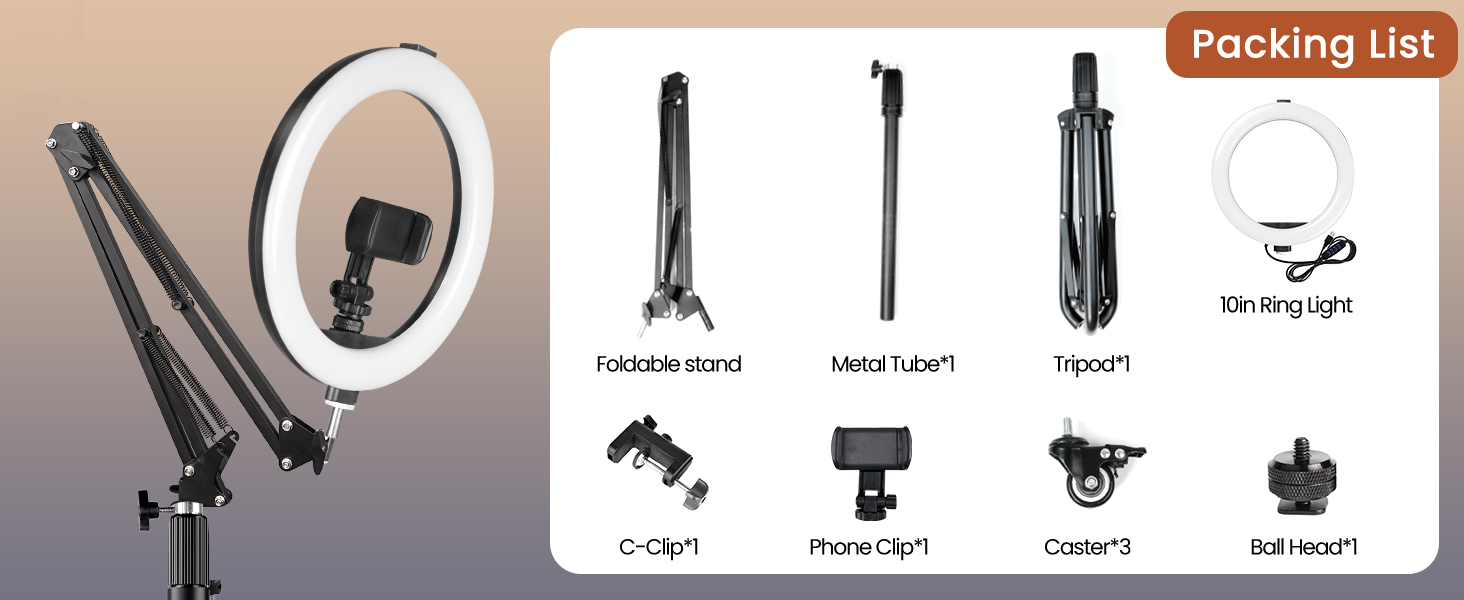 ring light with stand