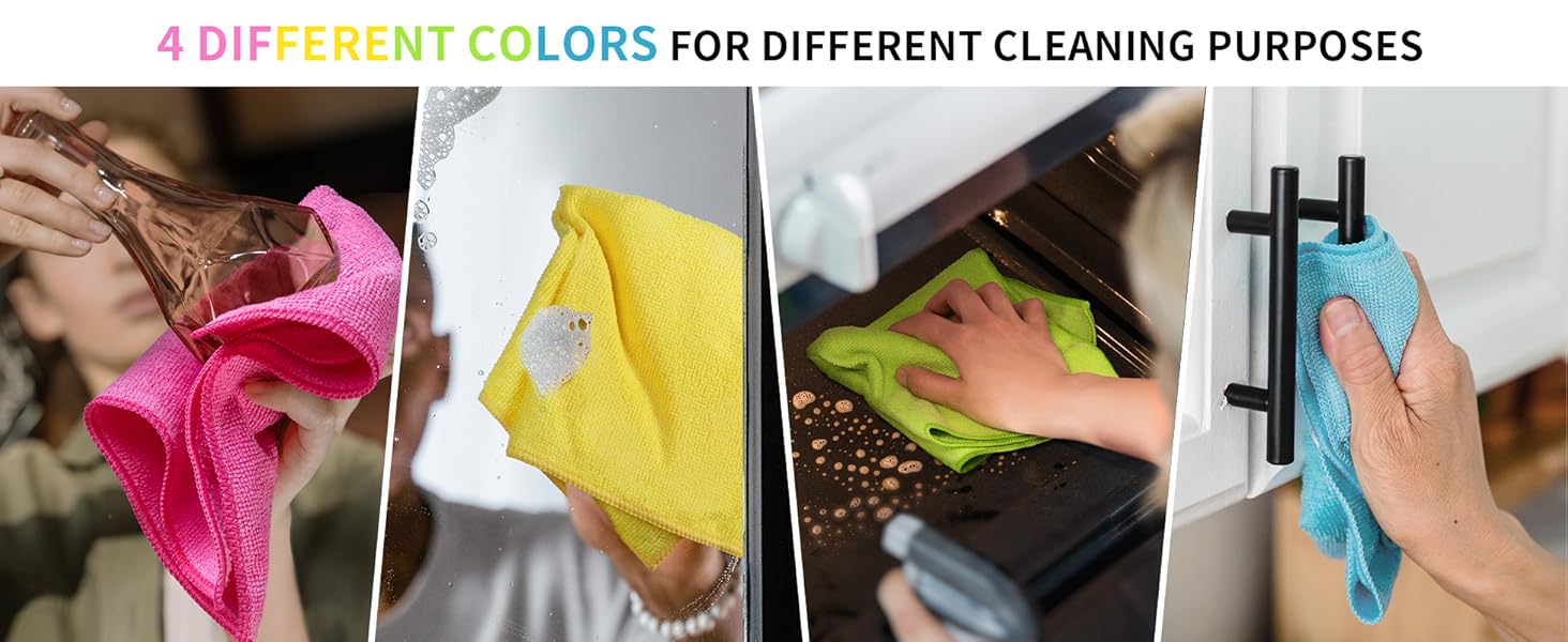 MR.SIGA micro fiber wipes cloth for kitchen,microfiber cleaning rag,cleaning cloths for housekeeping
