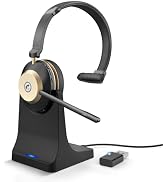 Earbay Wireless Headset with Mic, Trucker Bluetooth Headset with Microphone Noise Canceling, Wire...