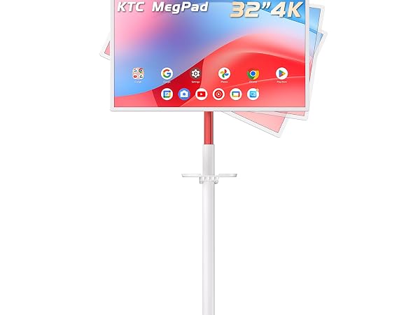 KTC 32 Inch MEGAPAD 4K Touchscreen Smart Portable TV Monitor with Android 13 Google EDLA