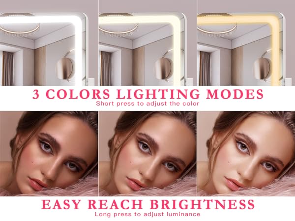makeup vanity mirror with led lights large light up vanity mirror led large vanity mirror