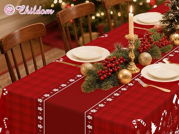 Christmas tablecloths