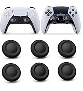 NEWDERY Joystick Replacement Grip Caps for PS4/PS5 Controller, for PS5/PS4 Thumb Grips Caps, Anti...