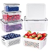 4 PCS Fruit containers for fridge