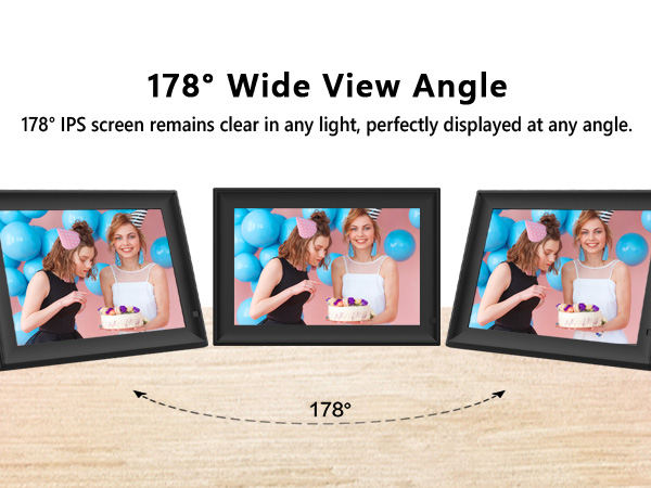 32GB FRAMEO 10.1 Inch WiFi Digital Photo Frame