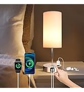 Gugsey Gold Table Lamp with USB Port - Touch Lamp Desk Lamp, Bedside Lamps for Bedroom, 3 Way Dim...