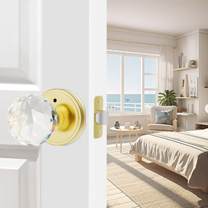 glass door knobs