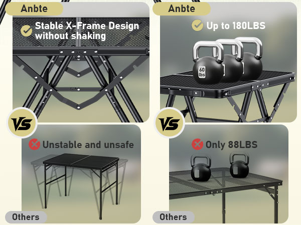portable grill tables for outside