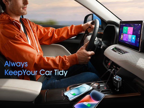 retractable iphone charger for car