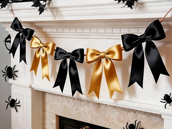 black gold garland tissue