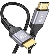 ZeniKon 8K eARC HDMI Cable 6.6FT, HDMI ARC/eARC Cable for Soundbar to TV 48Gbps Ultra High Speed ...