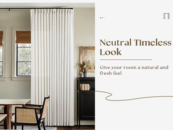 pleated linen curtains
