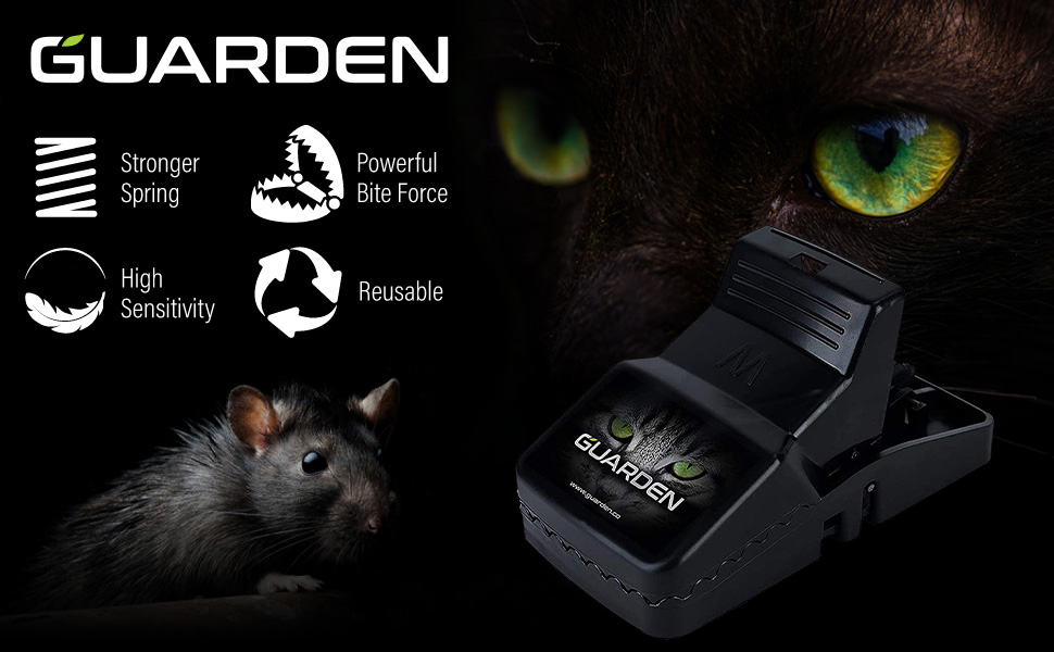 reusable mouse and mice traps for rats at home and in the yard