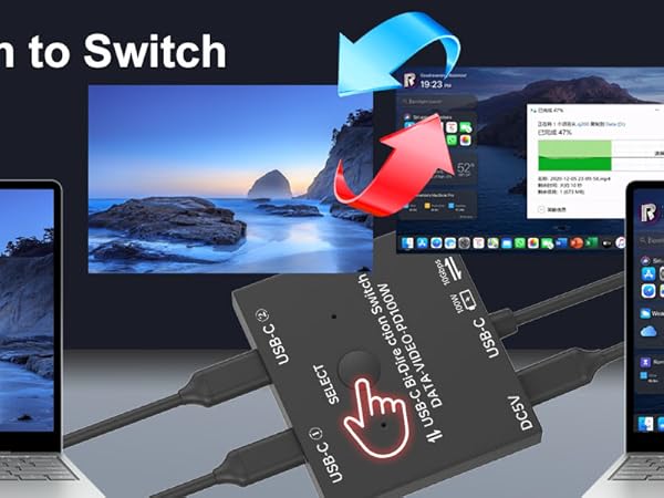 usb c switch 2 computers