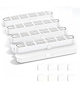 8 Packs Replacement Filters for PGID Cordless Cat Water Fountain, 1 Months Set of Replacement Fil...