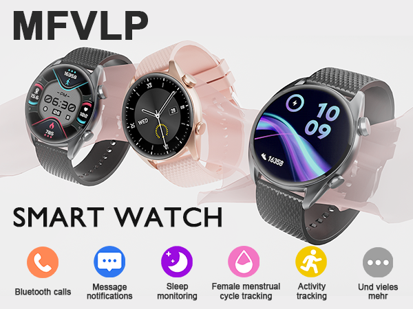 This round smartwatch makes a great gift for men and women