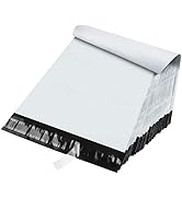 MarFul White Poly Mailers 9x12" 100 Pack Self-Seal Shipping Bags, Packaging Bags, Shipping Envelo...