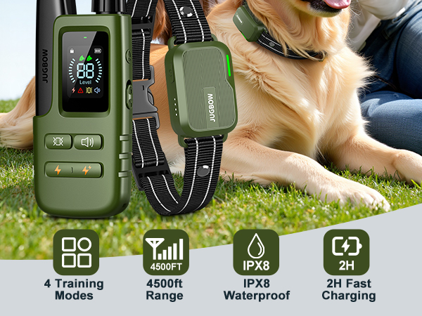 JUGBOW dog shock collar with remote control