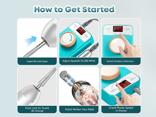 Nail Drill Portable
